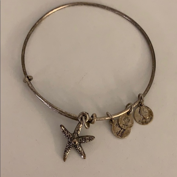 Bundle of 6 Silver Alex and Ani Bracelets - Picture 6 of 6